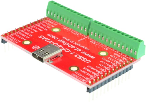 USB 3.1 Type C Breakout Board right angle